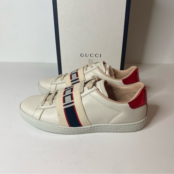 Gucci Ace Sneakers Elastic Band 5.5 NWT - Picture 3 of 10